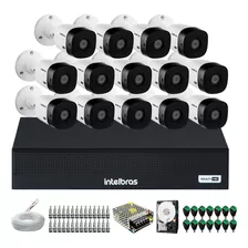 Kit Cftv Completo 14 Câmeras Vhl1120b Hd 720p Dvr Intelbras