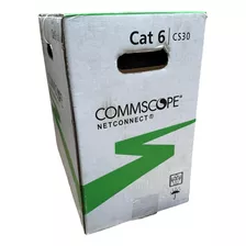 Cabo Para Cabeamento De Redes Cat6 Branco Lszh Commscope 305