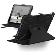 Funda iPad 10.2 Uag Metropolis Con Soporte Rígido Negro