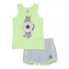 Conjunto Bebê Menina Converse - Importado