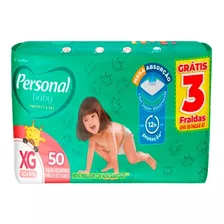 Fralda Personal Baby Soft & Protect M/70 G/60 Xg/50 Xxg/50