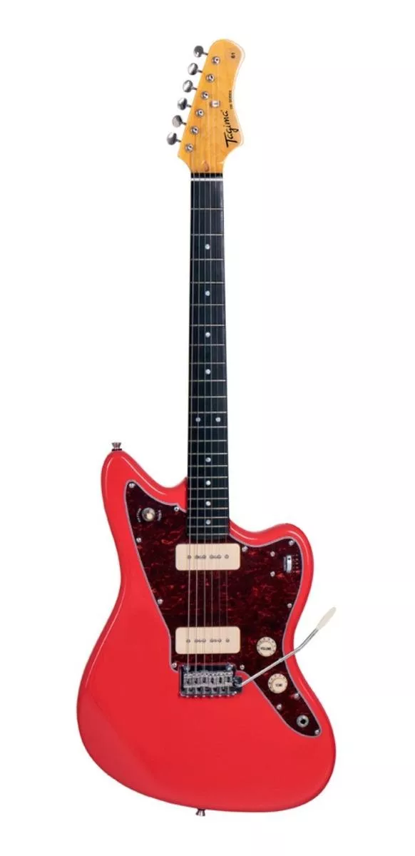Guitarra Elétrica Tagima Tw Series Tw-61 De  Choupo Party Red Com Diapasão De Madeira Técnica
