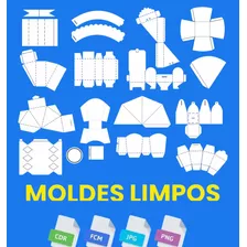 Moldes Limposkit 60 Silhouette P/ Caixas Festa Pronta