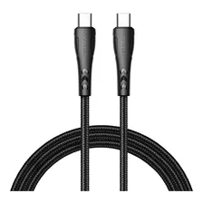 Macdodo Cable De Carga Rápida C A C Calidad Premium 1.2m Color Negro