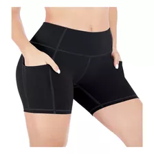 Pantalones Cortos De Motociclista Heathyoga Para Mujeres Con