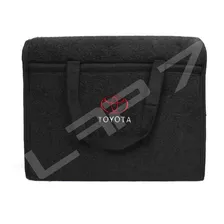 Bolsa Organizadora Porta Malas Toyota Universal Preto Desenho Do Tecido Carpete
