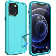 Funda Para iPhone 12 Pro Max - Turquesa Con Soporte