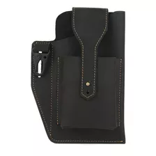 Bolso De Cintura Hombre Cuero Genuino For Celular Y Llave