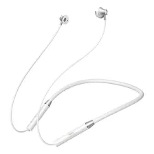 Audífonos Inalámbricos Banda En Cuello Deportivos Bluetooth Color Blanco