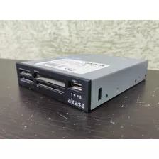 Leitor De Cartões Sd, Ssd E Micro Sd + Usb 2.0 Akasa