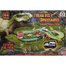 Braskit Pista Trilha Dos Dinossauros - Carrinho Velocidade