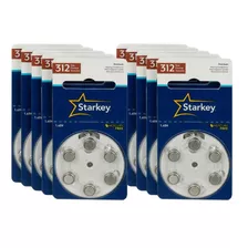 60 Baterias Aparelho Auditivo S 312 / Pr48 - Starkey