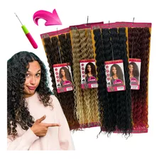 Cabelo Orgânico Prémiu Crochet 300g 70cm + Agulha De Colocar