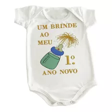 Body Infantil Bebê - Réveillon - Meu Primeiro Ano Novo