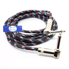 Cable P/guitarra 6.3mm Radox 080-832 Plug L Cable Tela 3m