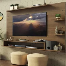 Painel Para Tv Até 60 Polegadas Madesa Alfa - Rustic