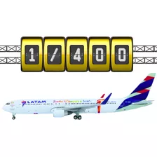 Miniatura Avião Boeing 767-300er Latam Sonho Olímpico 1/400