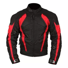 Chaqueta De Moto Deportiva Milano Sport Con Detalles En Rojo