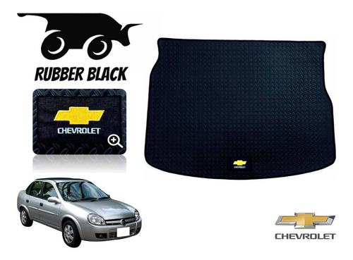Tapetes Logo Chevrolet + Cajuela Chevy Monza 04 A 08 Kit 5pz Foto 3
