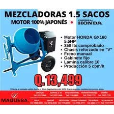 Mezcladora Joper 1.5 Sacos Motor Honda