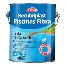 Tinta Piscina De Fibra Impermeabilizante Azul Piscina 3,6l 