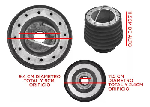 Adaptador Volante Deportivo Chevy Pick Up Corsa Tornado Foto 5