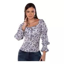 Blusa Valle Confort En Azul: Elegancia Y Confort En Cada Dis