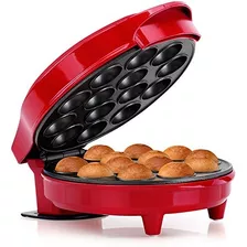 Holstein Housewares Hf-09014r Cake Pop Maker, Rojo / Acero I