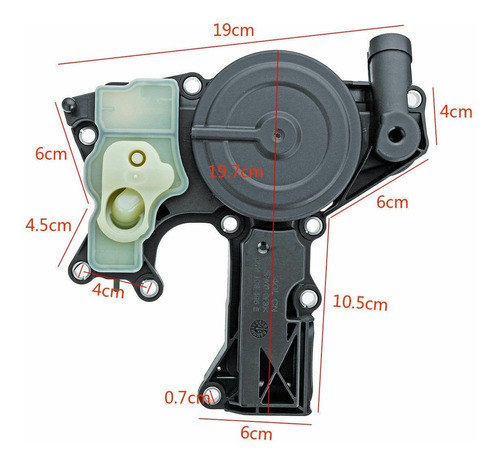 Valvula Pcv Separador Aceite Audi Quattro A4 A5 A6 Q3 Q5  Foto 3