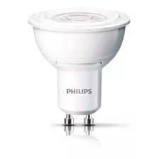 Pack 10 Dicroicas Led Philips Gu10 3,5w Calidas 220v Color De La Luz Blanco Cálido