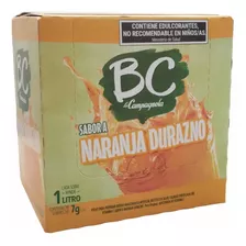 Oferta! Jugo Polvo Bc Naranja Y Durazno 18 Sobres Sin Azucar