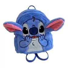 Mochila Importada Stitch De Peluche Para Jovencitas