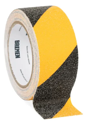 Cinta Antideslizante Bremen 50mm X 5m Amarilla Y Negra 8825 Amarillo Y Negro