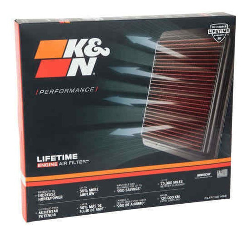 Filtro Aire K\u0026n Kn Mazda Skyactiv Cx9 Cx8 Cx5 6 2200cc 2500c Foto 3