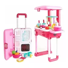 Set De Cocina Maleta 2 En 1 Juguete Infantil