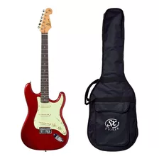 Guitarra Stratocaster Sx Sst62 Car Vermelho Vintage Com Bag