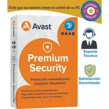 Avast Premium Security - 3 Pc - Original