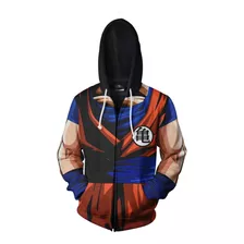 Sudadera Con Capucha Con Estampado De Dragon Ball