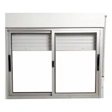 Ventana Monoblock Serie 20 De 1,50 X 1,00 Color Gris