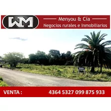 Venta Terreno En Trinidad Flores Próximo A Esquina