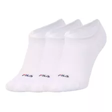 Fila Soquetes Lifestyle Hombre Pack X3 Elastic Blanco Blw