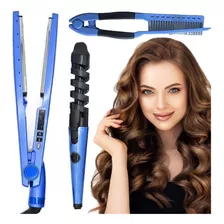 Kit De Plancha Alaciadora 450° +tenaza Rizadora Cabello Pelo