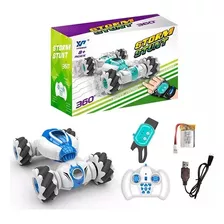 Carrinho S-012 Rc Stunt Controle Gesto Sensor Pronta Cor Verde-claro