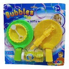 Bolha De Sabao Raquete Bubbles Fun 120ml - Bbr Toys