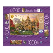 Paisaje - Castillo Europeo - 69x51 Cm - Puzzle 1000 Piezas