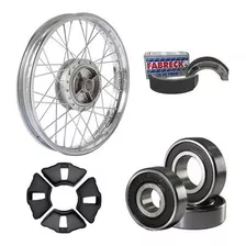 Roda Traseira 4mm Patim Bucha Rolamento Ybr 125/ Factor 125 