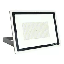 Refletor 400w Led Slim Holofote De Luz Branca Bivolt Ip66 Cor Da Carcaça Branco Cor Da Luz Branco-frio 110v/220v (bivolt)