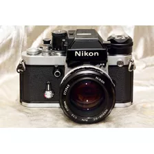 Nikon F2 F2as Photomic Dp-12 Com Lente 55mm 1.2 (impecável)