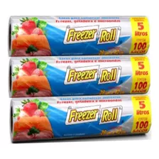 Sacos Para Conservar Alimentos Freezer Roll Pack 5l Kit C/03