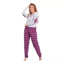 Pijama Innocenza Invierno Escoces Pantalon Viyela Pitucones